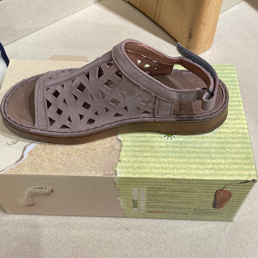 Naot stone sandals